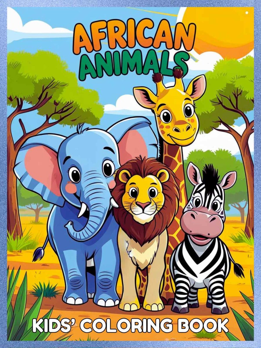 Antarctic Animals Coloring Book for Kids (Printable PDF)