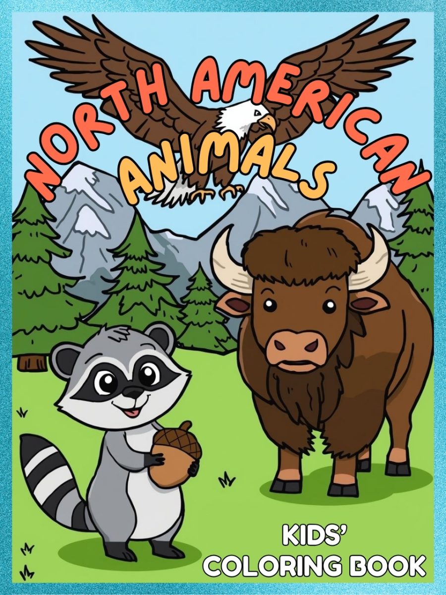 North American Animals Coloring Book (Printable PDF) North American Animals Coloring Book (Printable PDF)