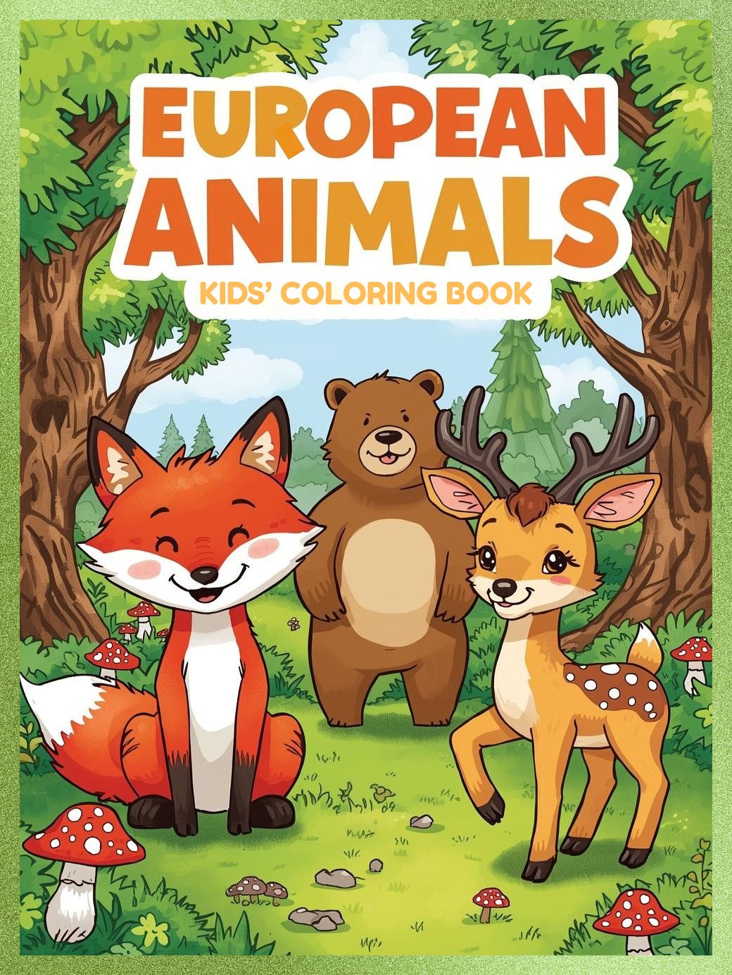 European Animals Coloring Book (Printable PDF) European Animals Coloring Book (Printable PDF)