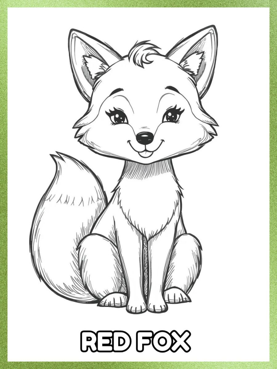 European Animals Coloring Book (Printable PDF)