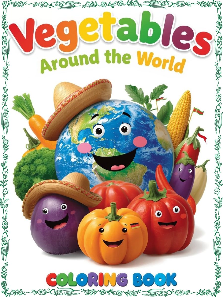 Vegetables Around the World Coloring Book (Printable PDF) Vegetables Around the World Coloring Book (Printable PDF)