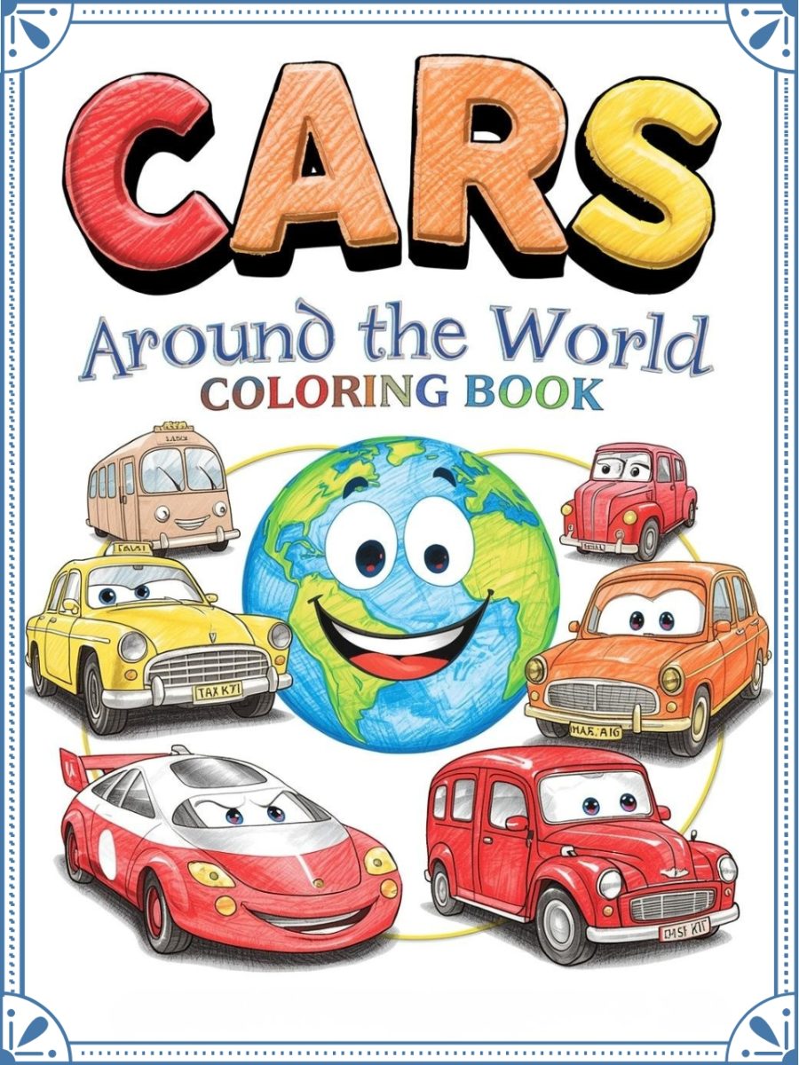 Cars Around the World Coloring Book (Printable PDF) Cars Around the World Coloring Book (Printable PDF)