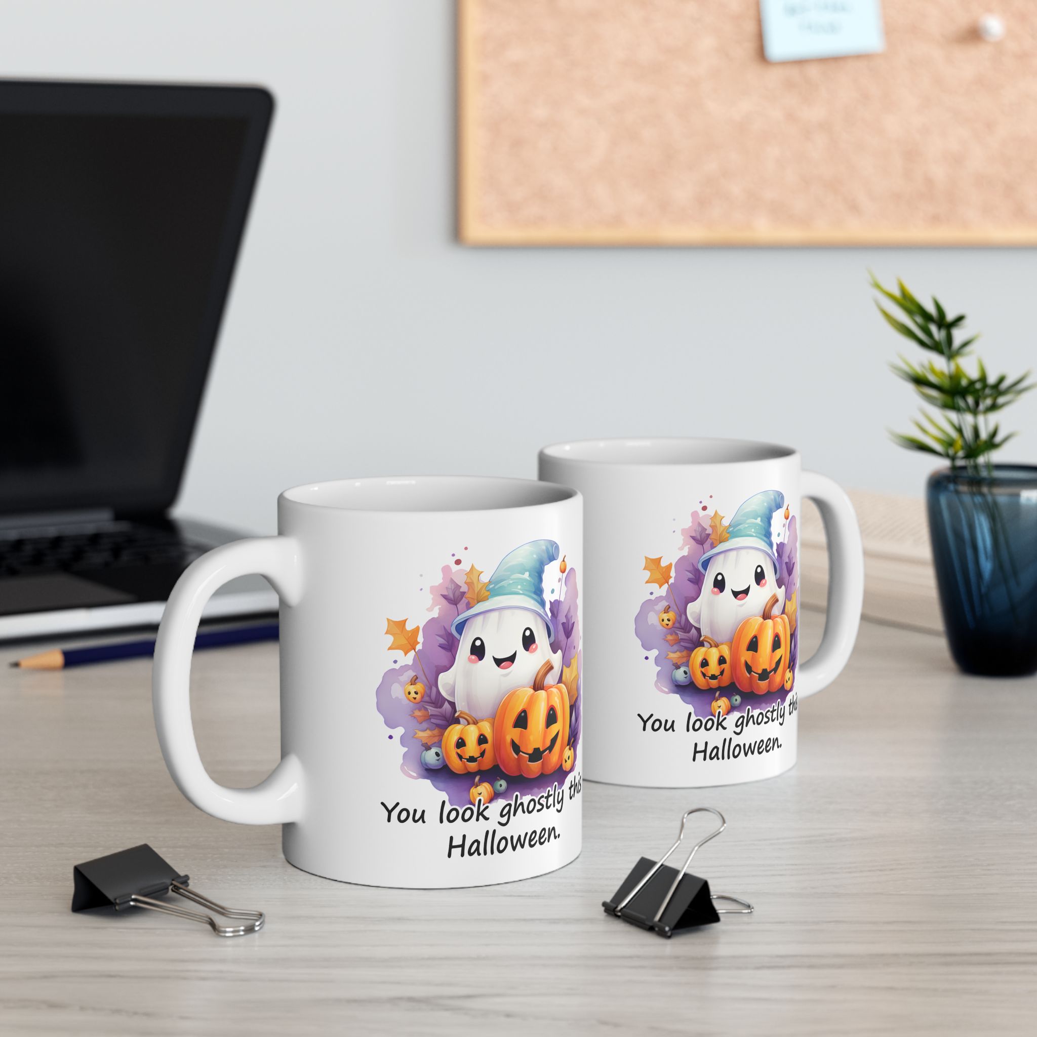 Cute Halloween Ghost Mug Cute Halloween Ghost Mug