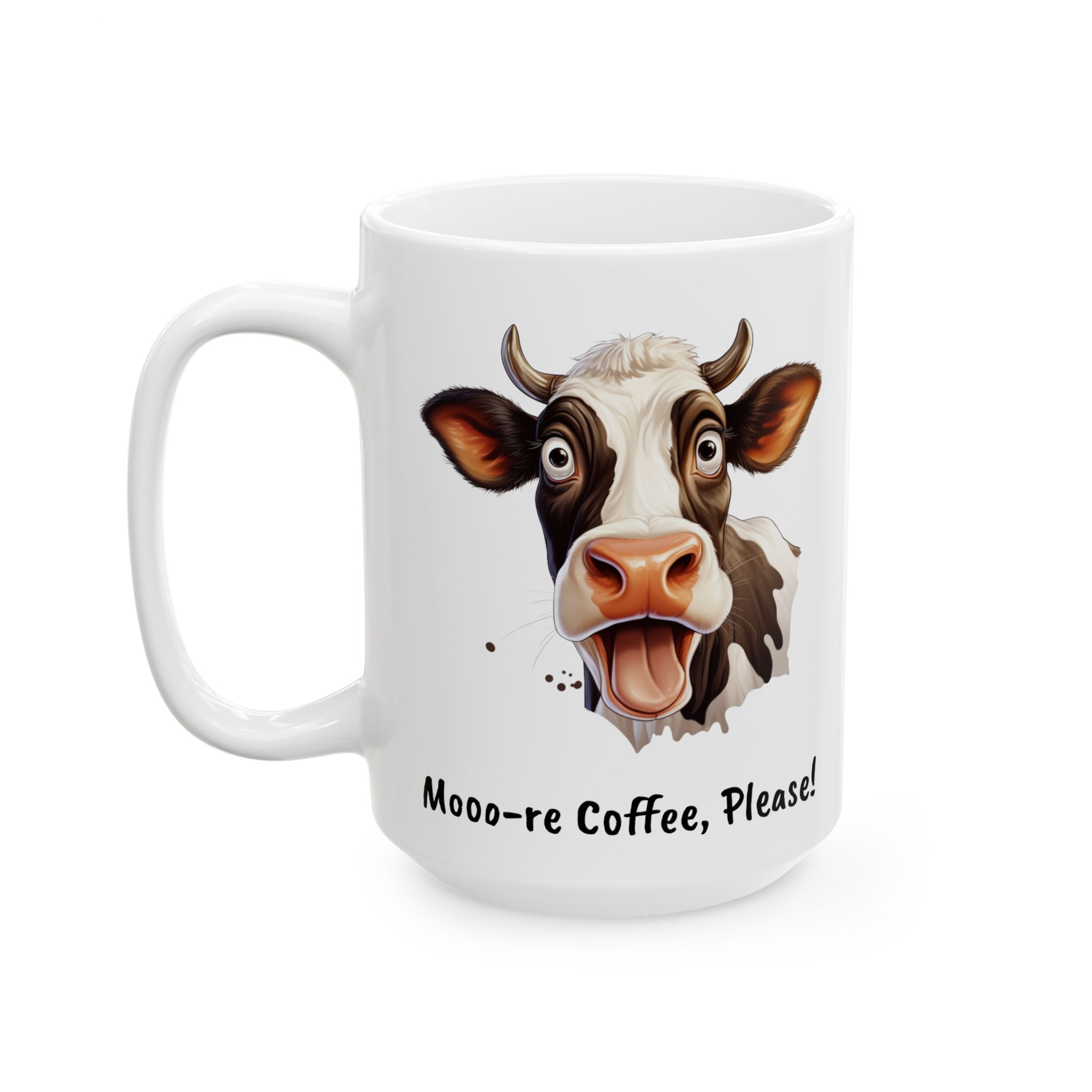 Funny Cow Face – Two Sided Mug Funny Cow Face – Two Sided Mug