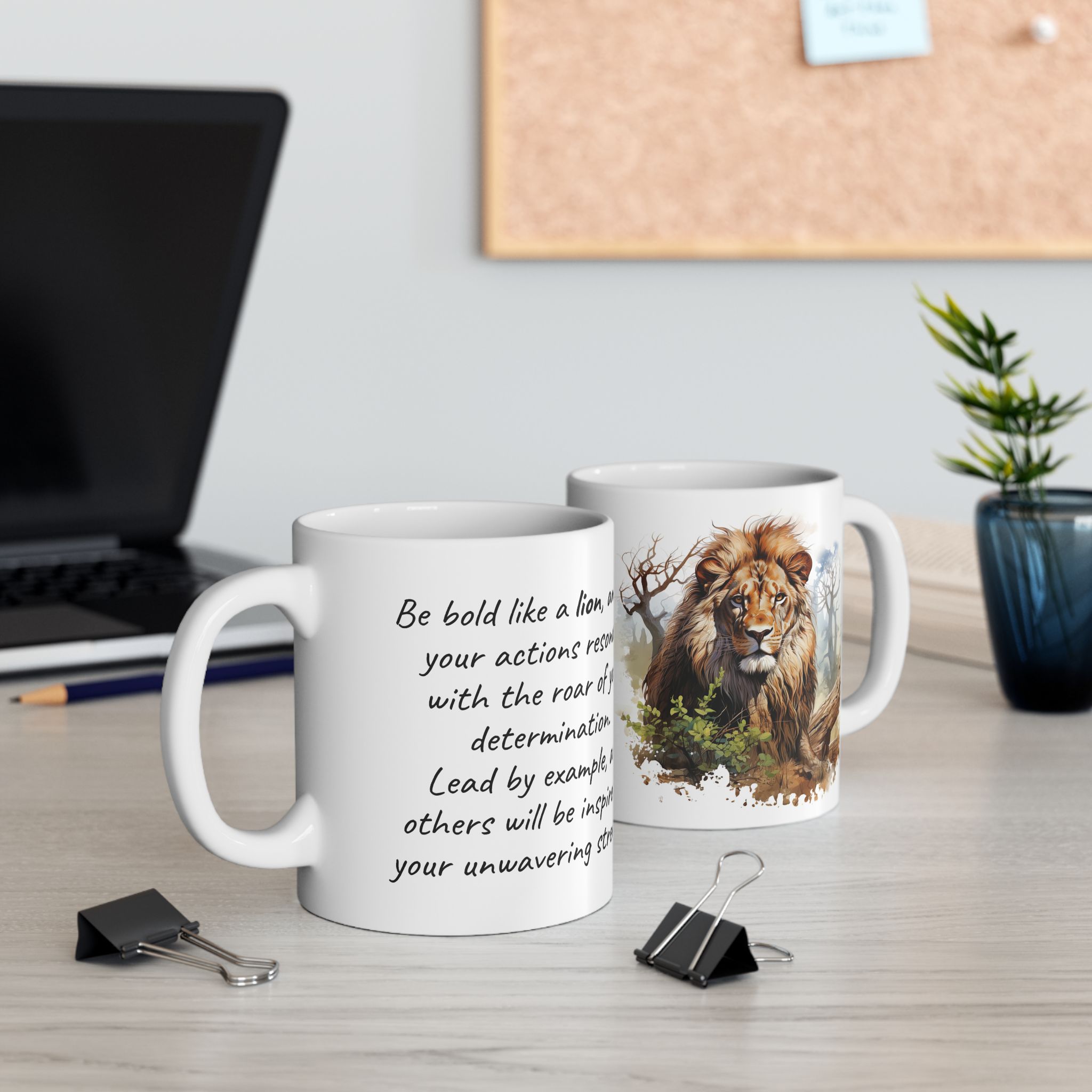 Lion – Inspirational Saying Coffee Mug Lion – Inspirational Saying Coffee Mug