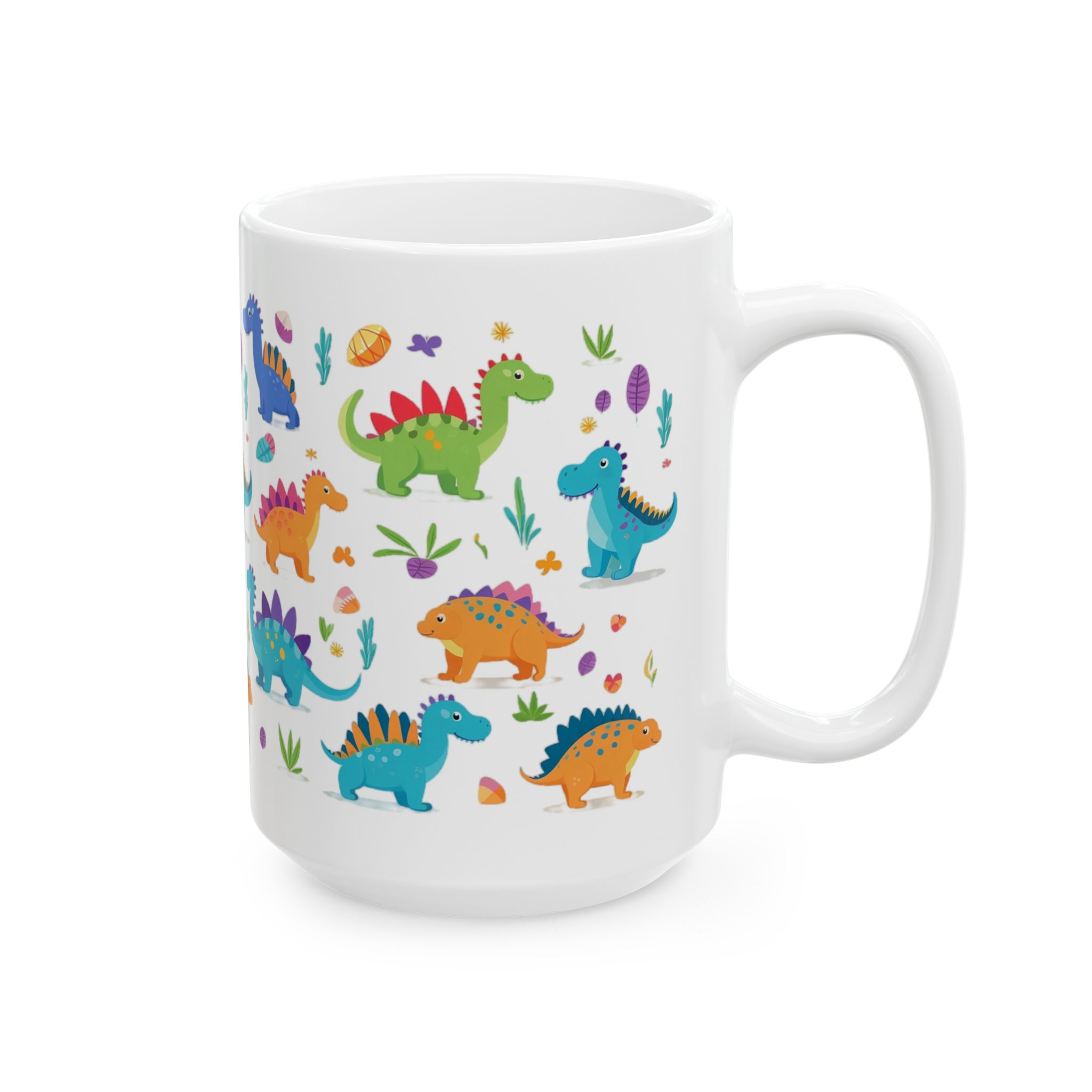 Cute Colorful Dinosaurs Mug Cute Colorful Dinosaurs Mug