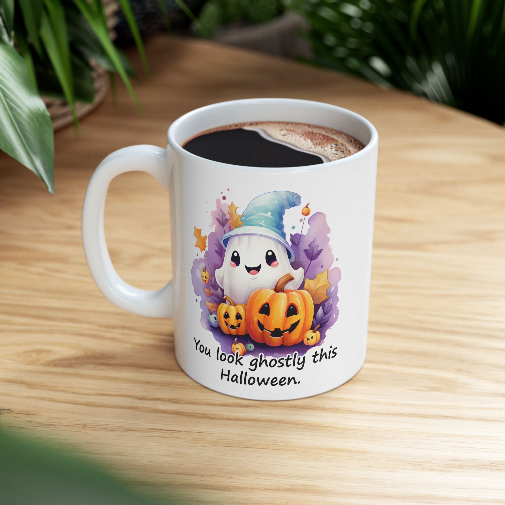 Cute Halloween Ghost Mug Cute Halloween Ghost Mug