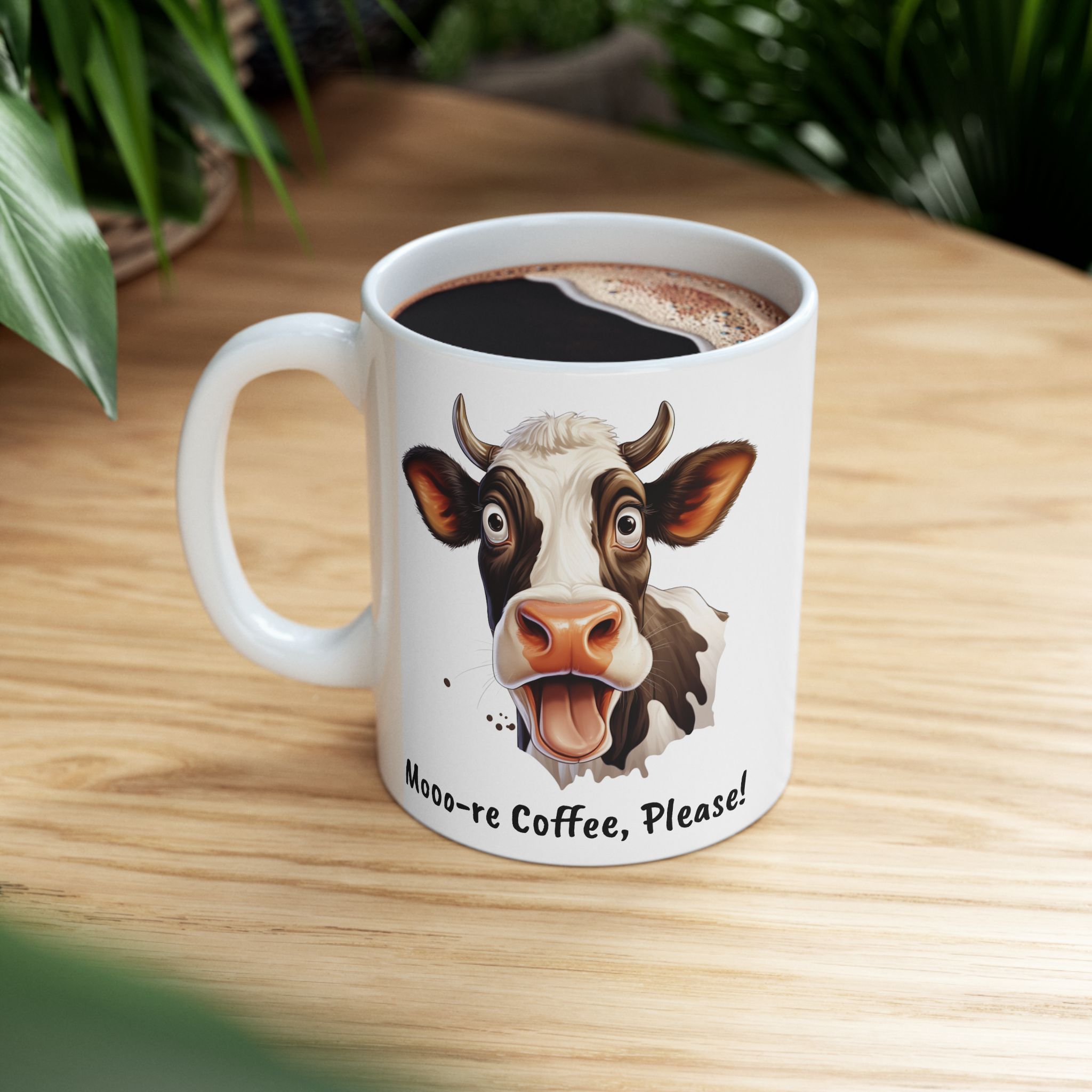 Funny Cow Face – Two Sided Mug Funny Cow Face – Two Sided Mug