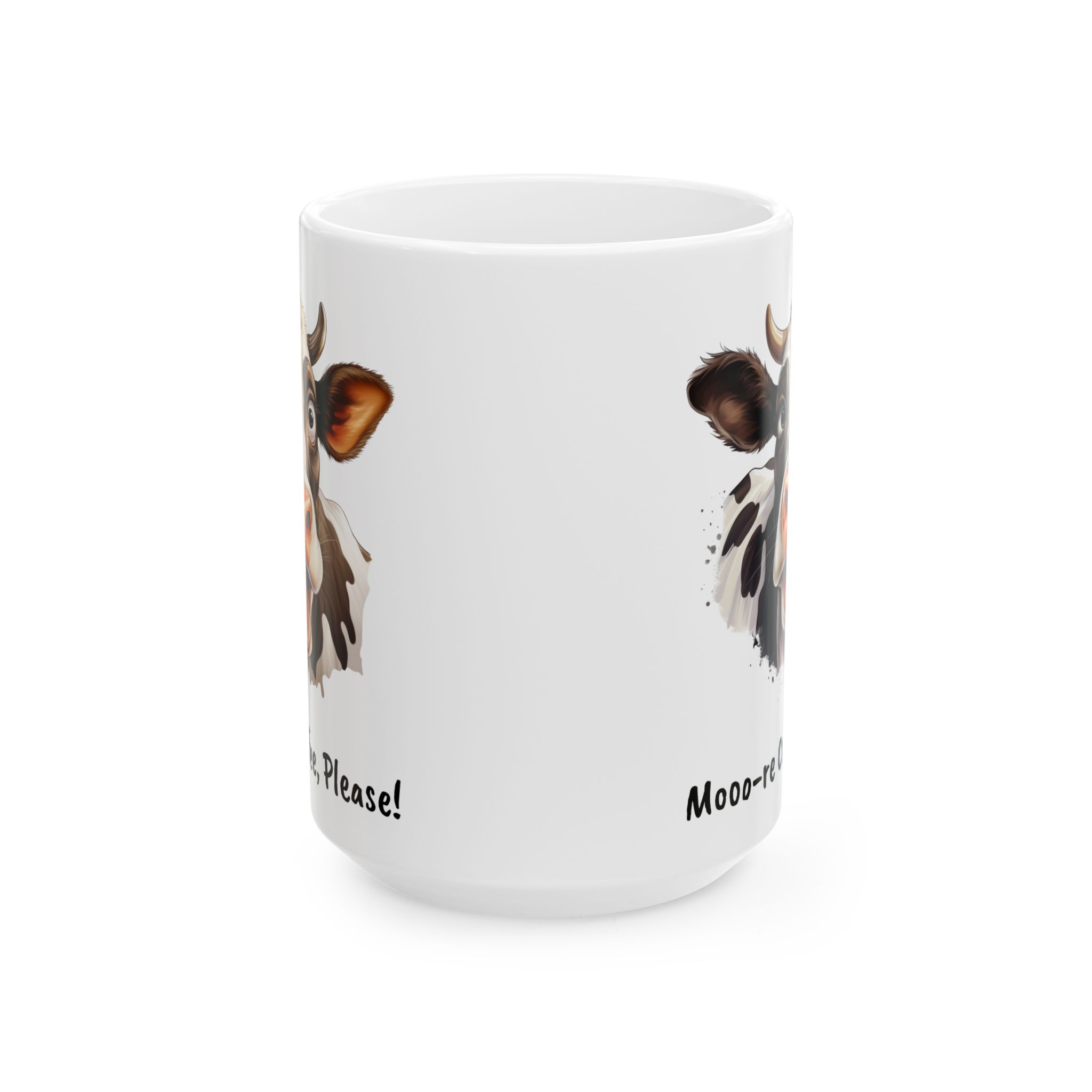 Funny Cow Face – Two Sided Mug Funny Cow Face – Two Sided Mug