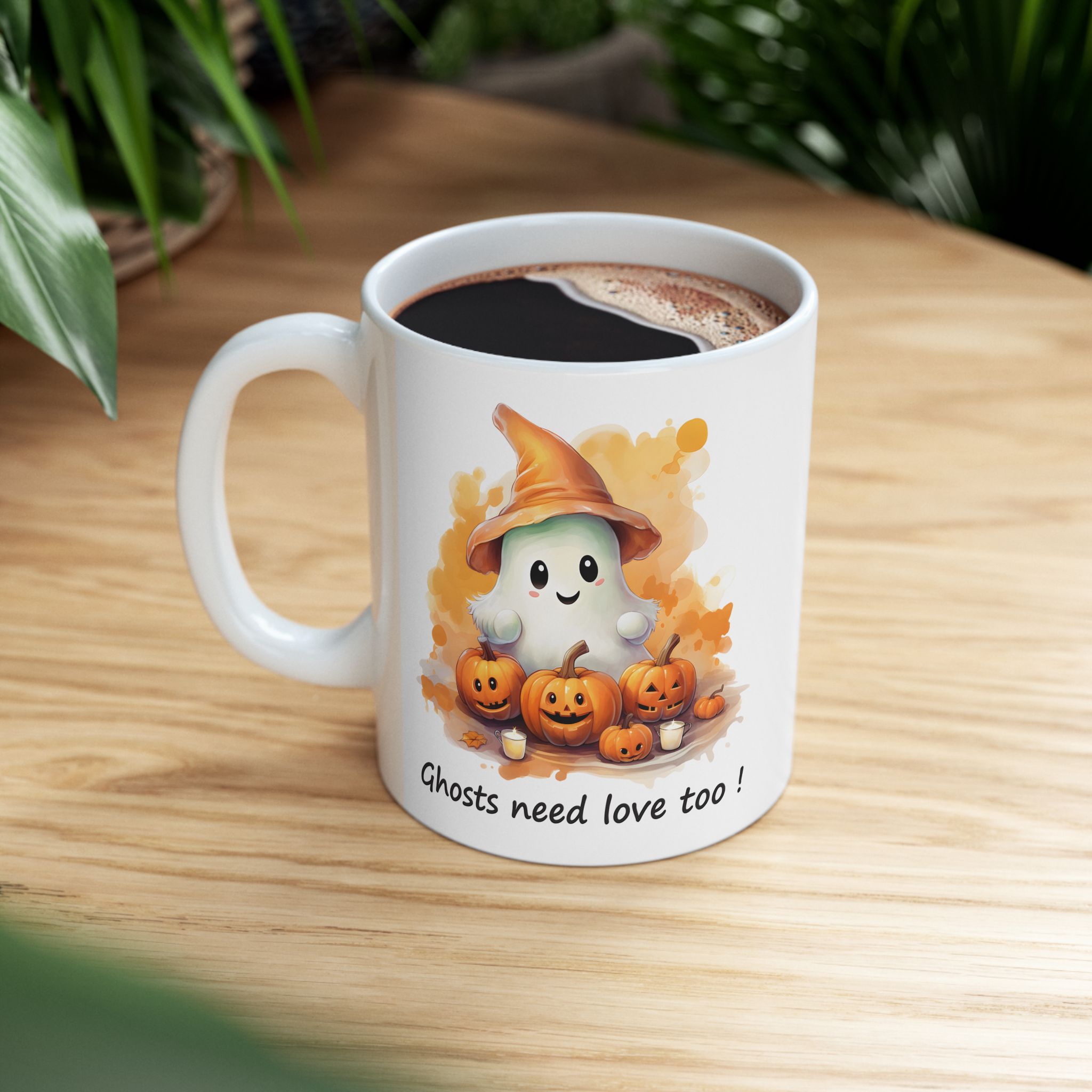 Cute Halloween Ghost Mug Cute Halloween Ghost Mug