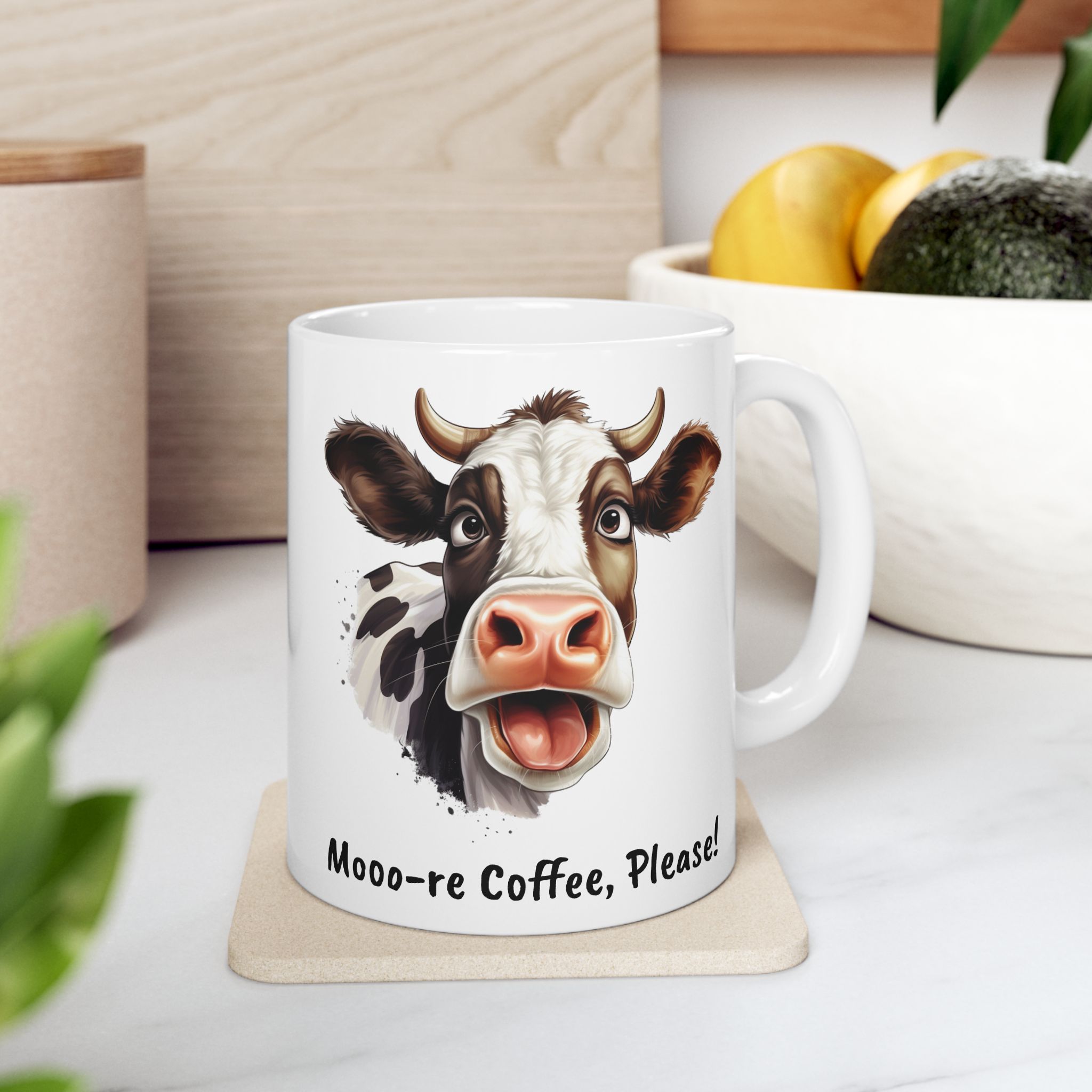 Funny Cow Face – Two Sided Mug Funny Cow Face – Two Sided Mug
