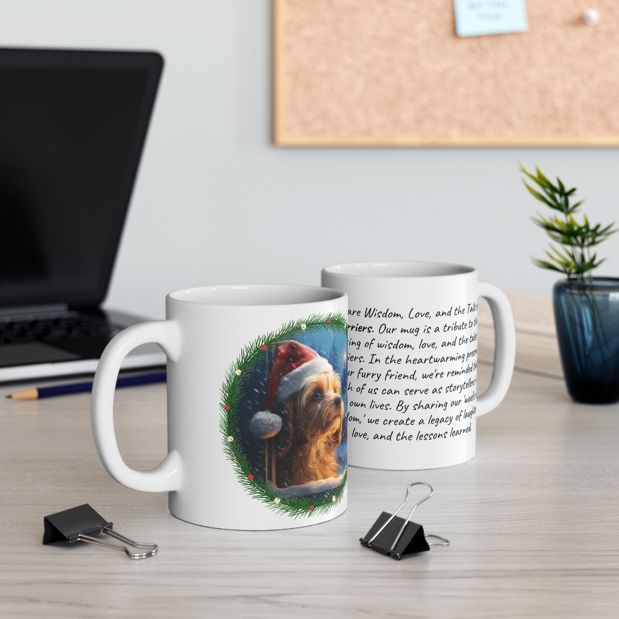 Christmas Terrier Mug Christmas Terrier Mug