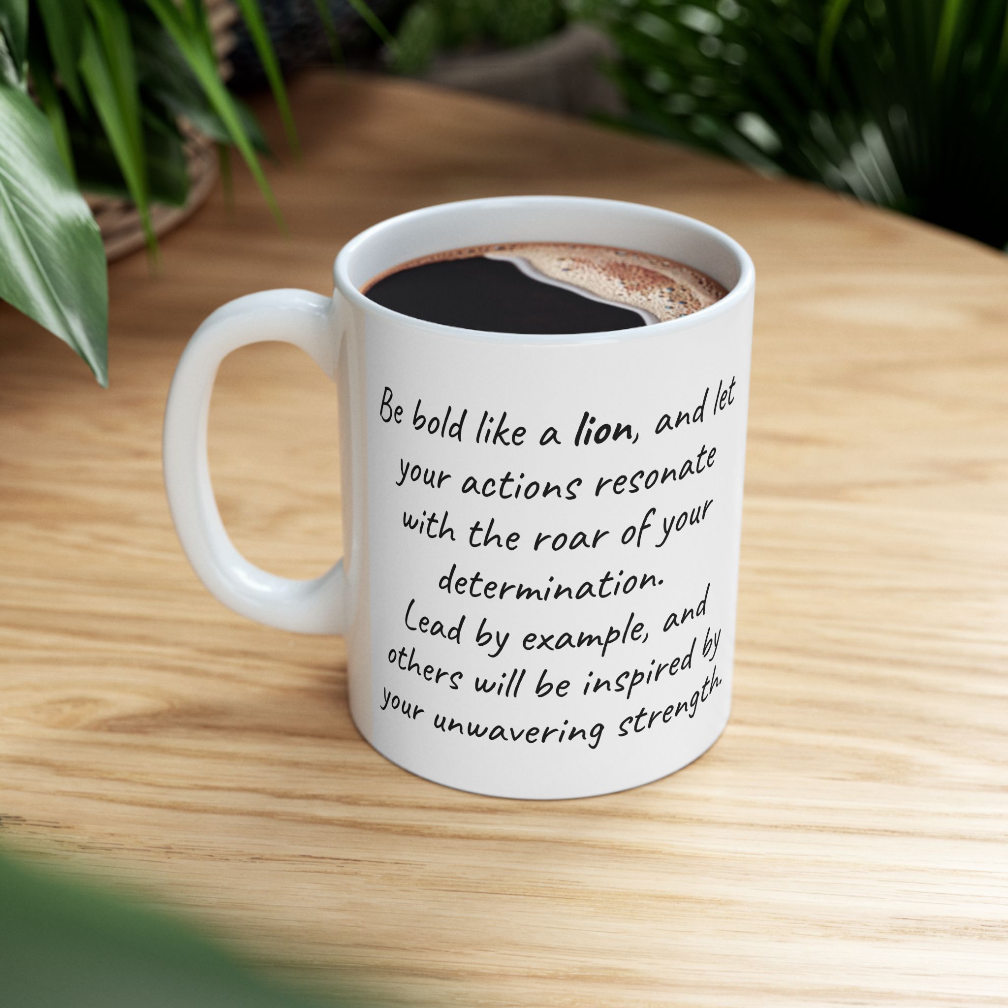 Lion – Inspirational Saying Coffee Mug Lion – Inspirational Saying Coffee Mug