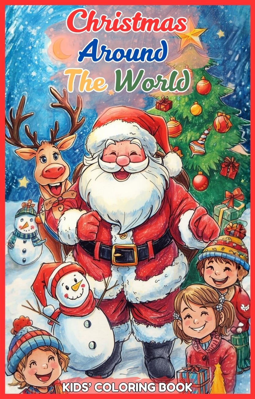 Christmas Around the World Coloring Book (Printable PDF) Christmas Around the World Coloring Book (Printable PDF)