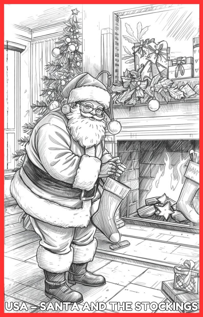 Christmas Around the World Coloring Book (Printable PDF) Christmas Around the World Coloring Book (Printable PDF)