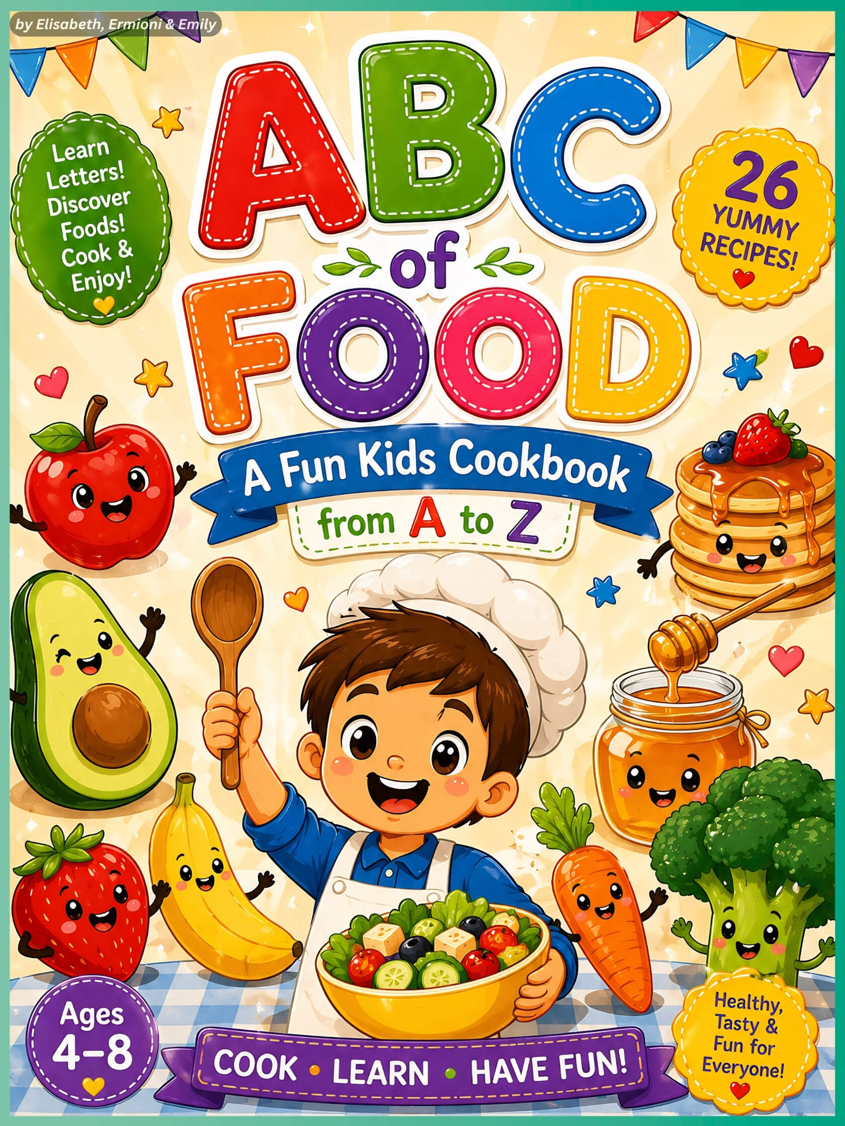 ABC Kids Cookbook – Learn the Alphabet Through Fun Recipes! ABC Kids Cookbook – Learn the Alphabet Through Fun Recipes!